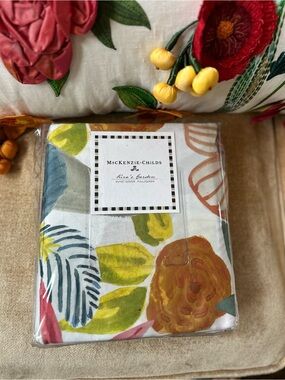 MacKenzie-Childs Kiera's Garden FULL/QUEEN Duvet Cover - Multicolor Floral